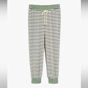 MWL Velour Slim Joggers in Stripe - Medium